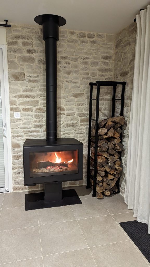Chantier poêle à bois