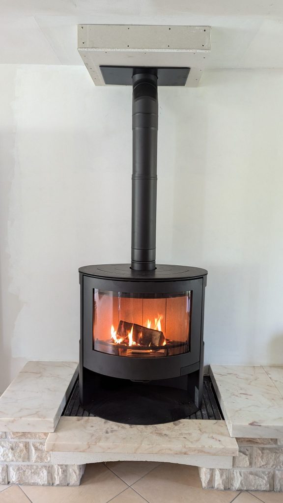 Chantier poêle à bois